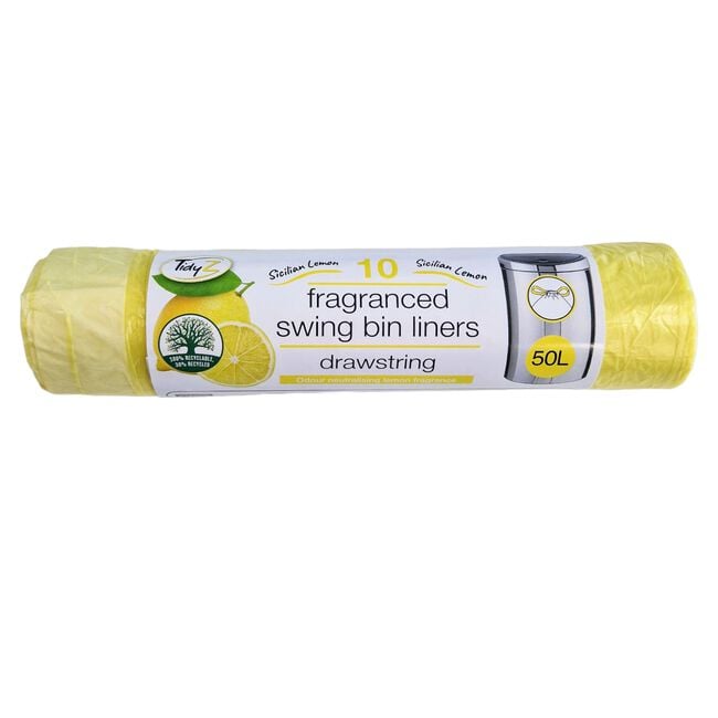 10 Pack Lemon 50L Swing Sacks