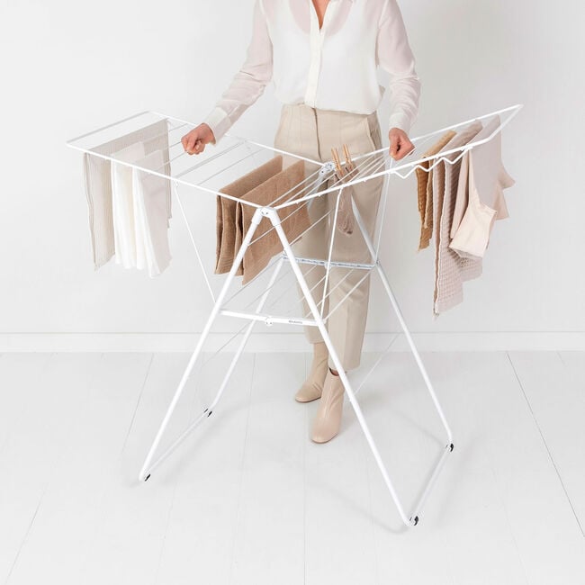 Brabantia 20m HangOn Drying Rack White