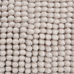 CATHERINE LANSFIELD EXTRA LONG BOBBLE BATH MAT NATURAL