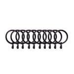 Metal Rings Matte Black 10 Pack