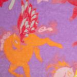 Unicorn Sky City 120cm x 150cm Throw