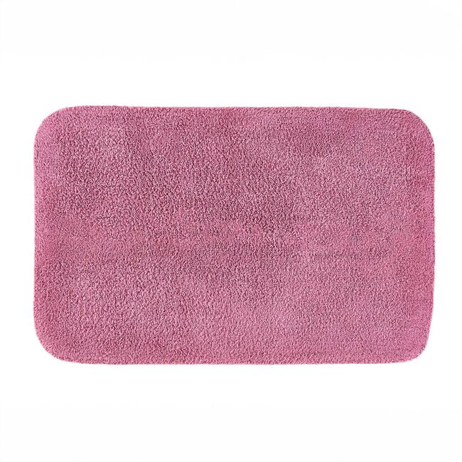 COTTON PLAIN DYE ROSE PINK 2PCE Bathroom Set