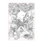 Adult Colouring Book - Cities