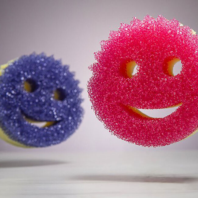 Scrub Mommy Purple Scrubber and Sponge