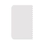 PME Patterned Edge 4 Piece Cake Scrapers