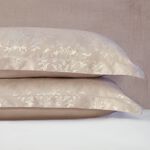 Anglesey Jacquard Champagne Oxford Pillowcase Pair
