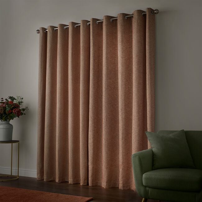 BOXWEAVE RUST 90x90 Curtain 