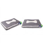 Linen Pet Cushion Medium Grey