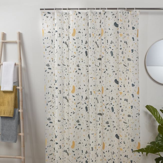 PEVA Terrazo Multi Shower Curtain