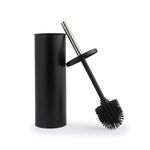 BELDRAY BLACK ROUND TOILET BRUSH With Silicone Head 