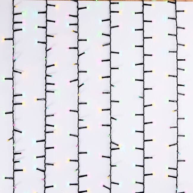 1000 Rainbow Colour LED Star Bright Compact Lights