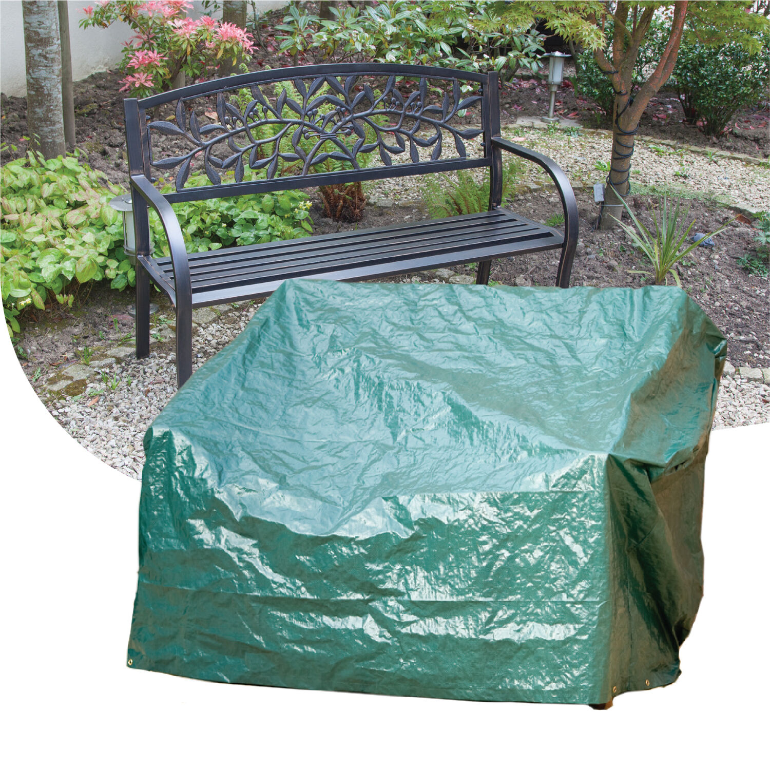 Outdoor Bench Cover 100GSM 1.6m Home Store + More