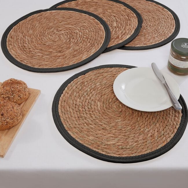 SEA GRASS BLACK Placemat