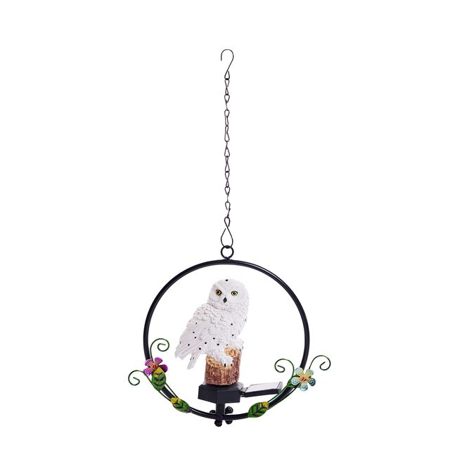 Hanging Owl Garden Solar Light
