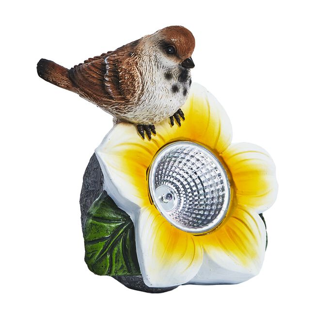 Solar Garden Light Flower and Bird