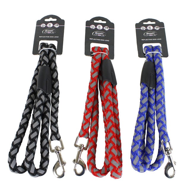 Smart Choice Reflective Dog Lead - Assorted