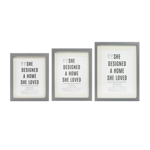 10X12 MCINTOSH GREY Photo Frame 12X16 W/OUT MOUNT