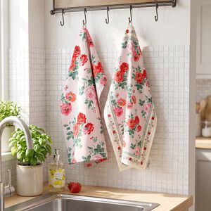Cath Kidston Archive Rose 2 Pack Tea Towels