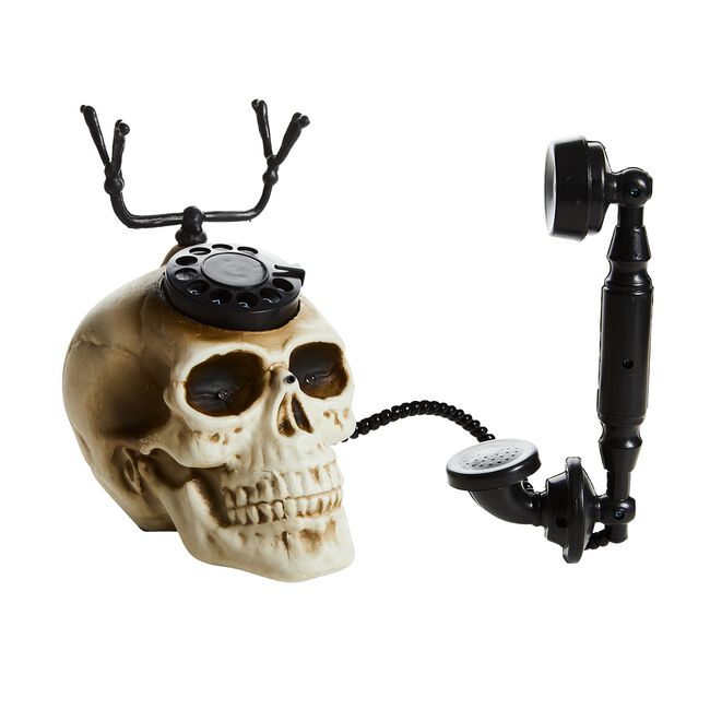 Light Up Talking Skull Telephone