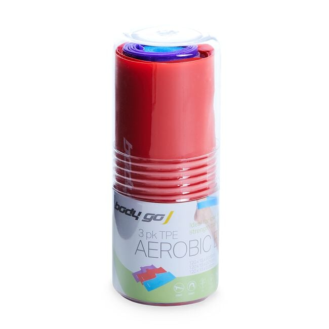 Body Go TPE Aerobic Bands 3 Pack