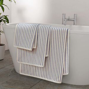 480GSM TURKISH YARN DYED BLUE Hand Towel