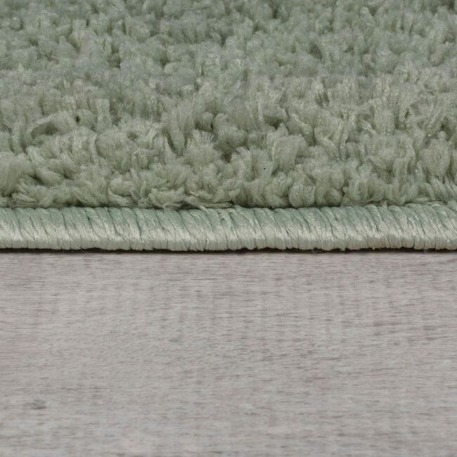 FLUFFY WASHABLE SAGE 160x230cm Rug