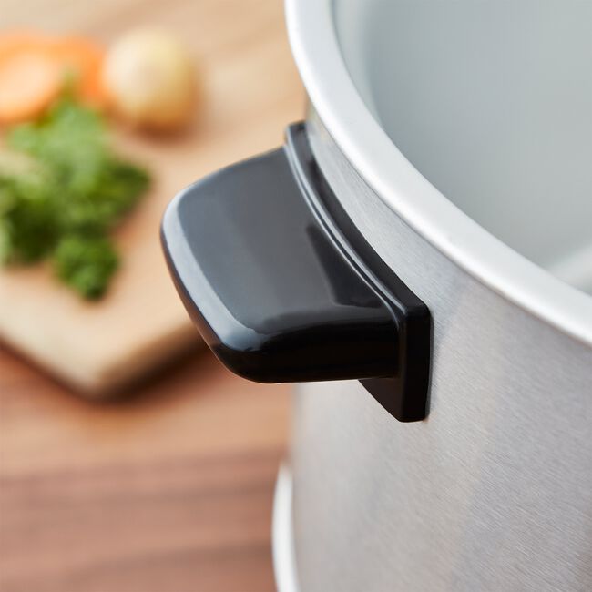 Swan Stainless Steel Slow Cooker 6.5L