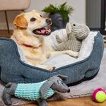 Soft Plush Chenille Pet Bed - Medium