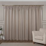 PENCIL PLEAT DUCHESS GOLD 66x54 Curtain