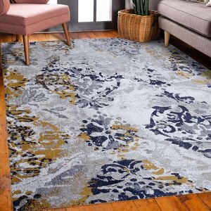 SALLY NAVY/OCHRE 80x150cm Rug