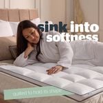 SILENTNIGHT HOTEL COLLECTION 5CM SINGLE Mattress Topper 
