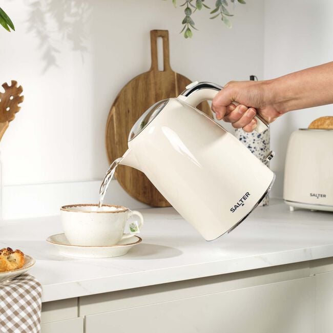 SALTER RETRO CREAM 1.7L Kettle