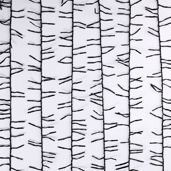 2000 LED Rainbow Coloured Cluster Lights