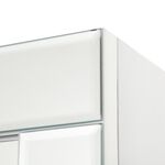 White Jewellery Storage Mirrored Armoire