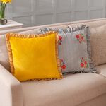 WYLDER SOLENE RUFFLE YELLOW 45x45 Cushion