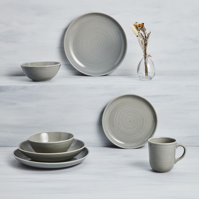 Mason Cash William Mason Grey Dinner Plate 