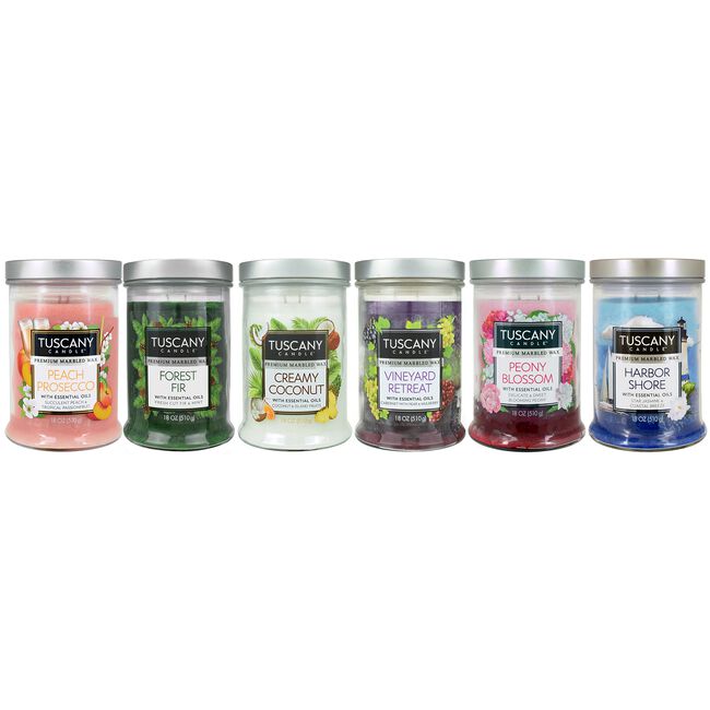 Tuscany Triple Pour Candle Harbour Shore 18oz