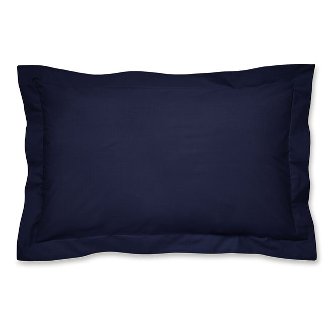 Nicole Day Percale Oxford Pillowcase Pair - Navy