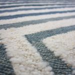 BOUCLE FRAME BLUE 140X200cm Rug