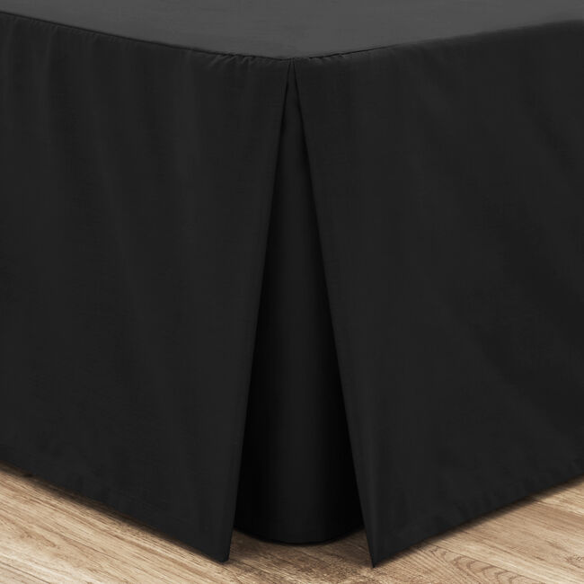 SINGLE PLATFORM VALANCE Luxury Percale Black 5H