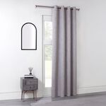 HACKNEY BLACKOUT SILVER 135x240cm Curtain Panel 