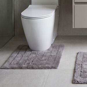 COTTON BRICK STEEL 50x50 Pedestal Mat
