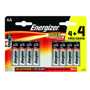 Energizer Max AA 4+4 Free