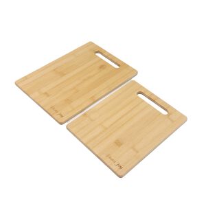 Fiesta Joy Bamboo 2 Piece Cutting Board Set