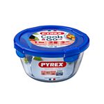Pyrex® Cook & Go Round Dish with Lid 1.6L