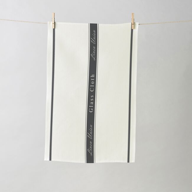 Ulster Weavers Linen Union Grey Glass Cloth