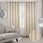 BLACKOUT & THERMAL DASH  NATURAL 132x90 Curtain