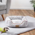 Quilted Soft Fleece Pet Bed Small