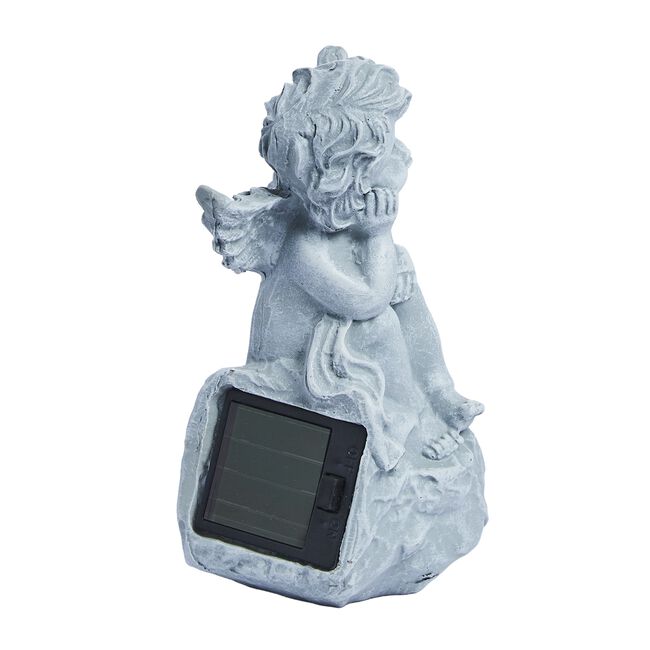 Cherub with Solar Light