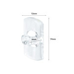 Command 20 Pack Strips Clear Decorating Clips